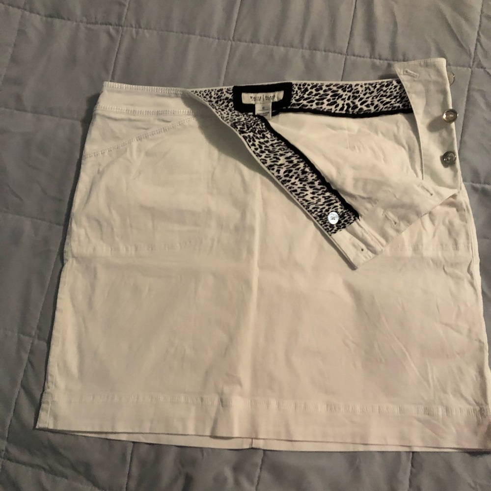 White skirt